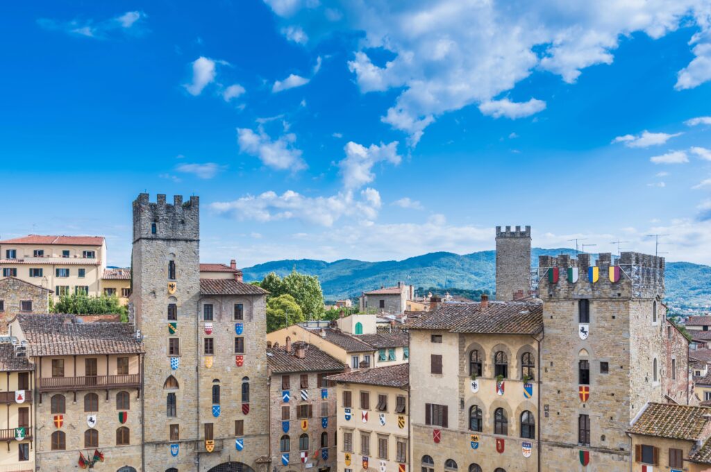 Vista di Arezzo dall'alto