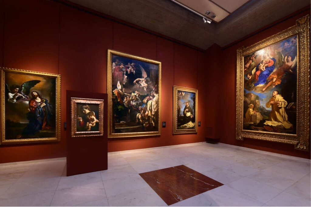 Interno della Pinacoteca di Bologna