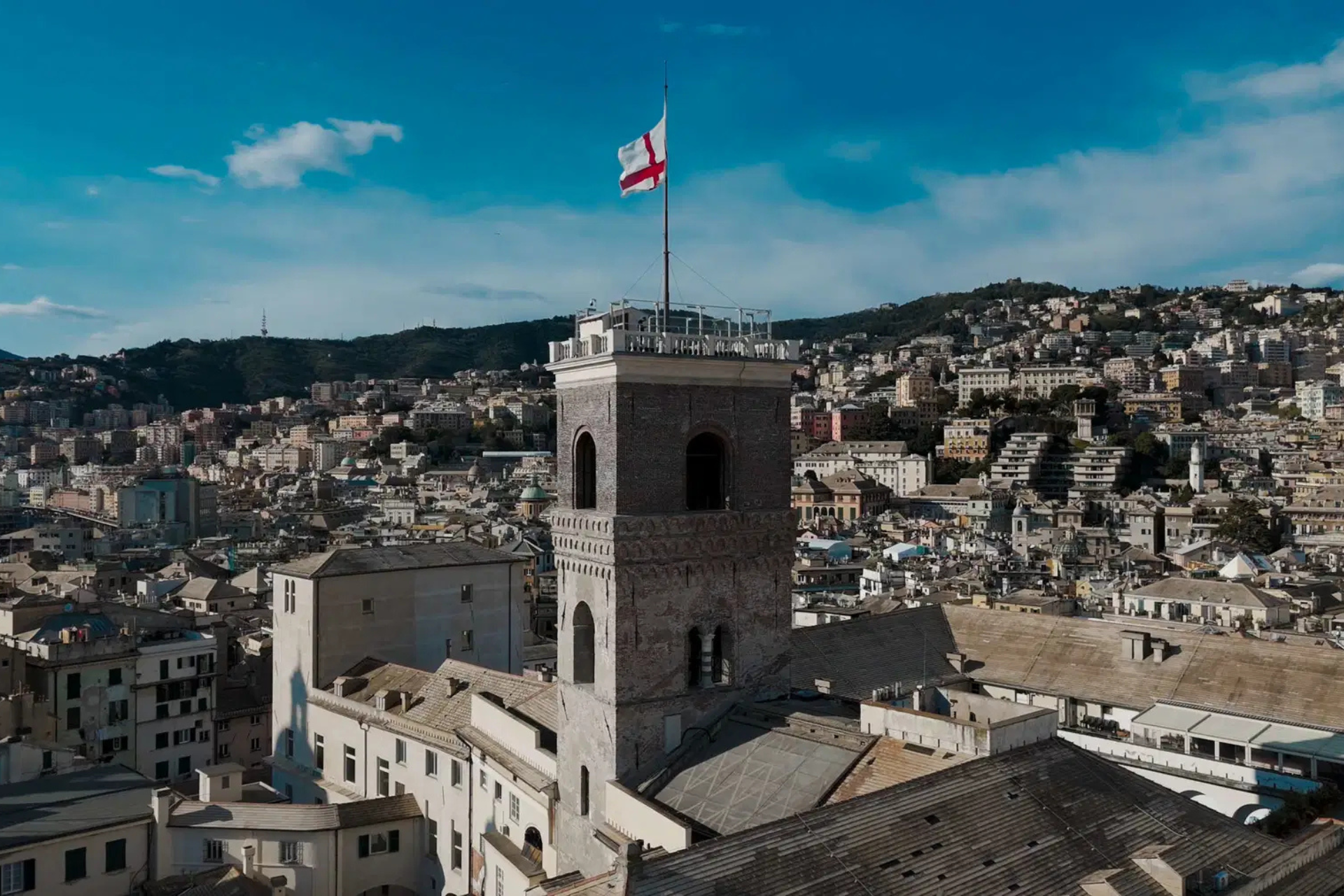 Genova dall'alto della Torre Grimaldina