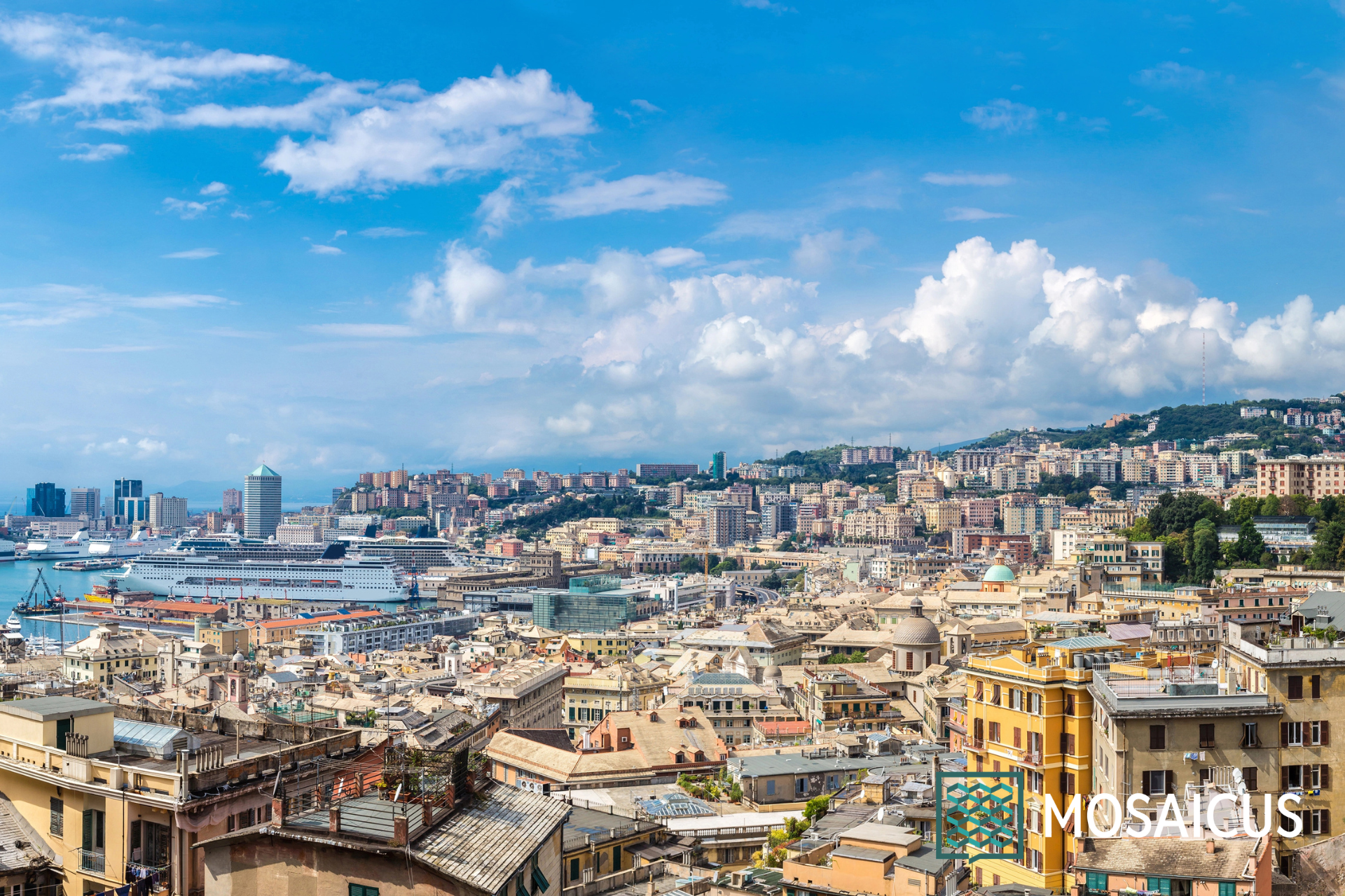Genova dall'alto della Torre Grimaldina