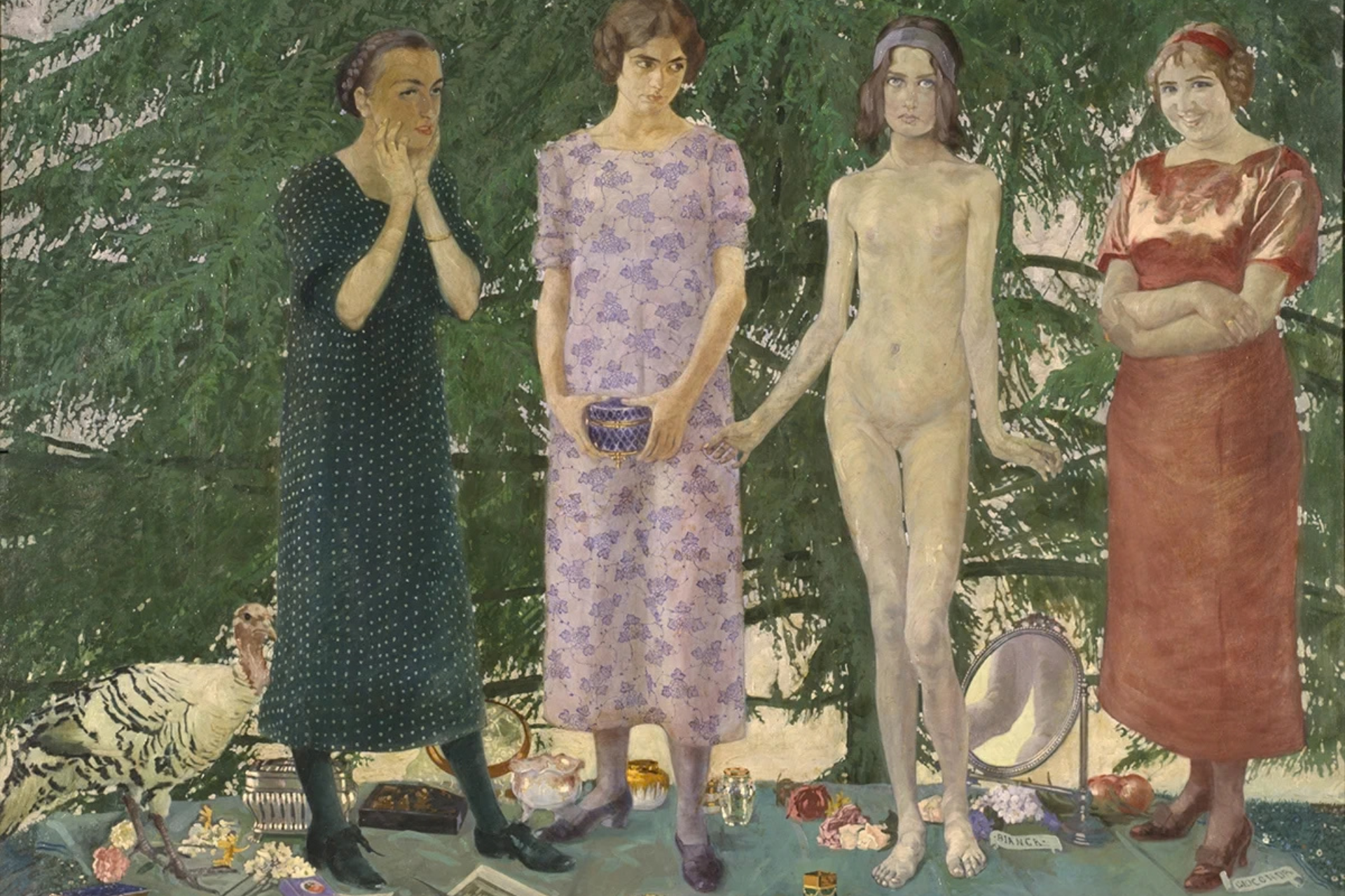 Felice Casorati, Le Signorine, 1912