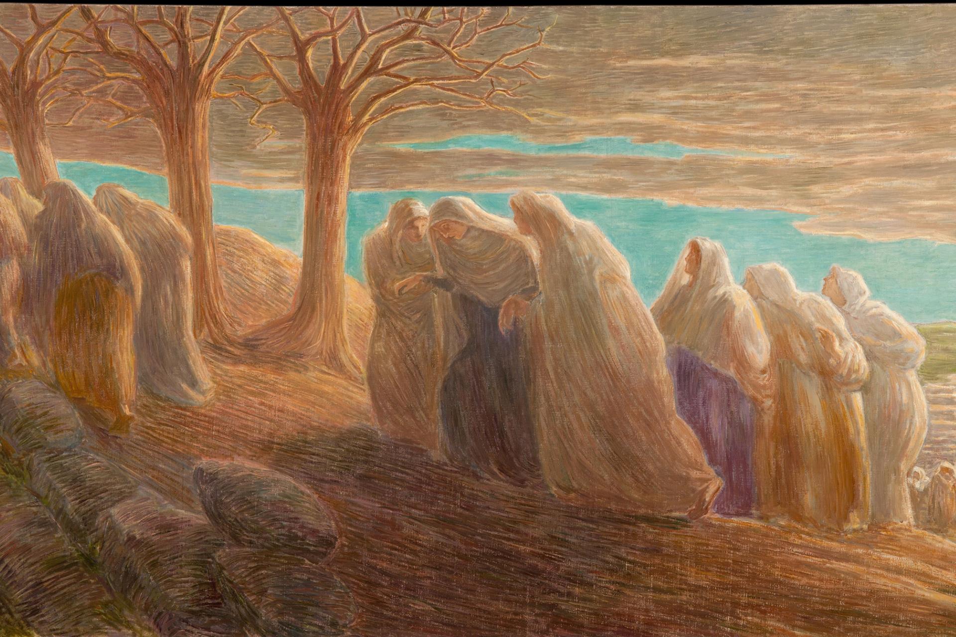 La via del Calvario, Gaetano Previati